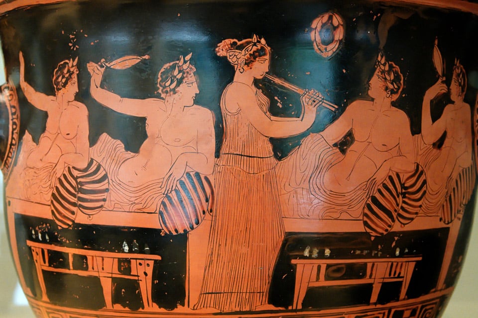 Symposium scene Nicias